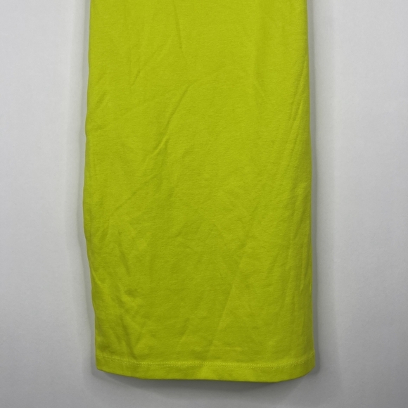 2/$30 ZARA Ribbed Slip Dress Apple Green Pullover Sphagetti Strap Mini #6968 - Picture 7 of 14